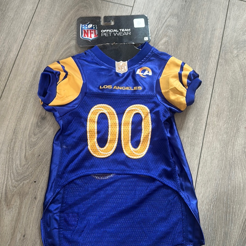 Official La Rams NFL Jersey Pet Wear Size L